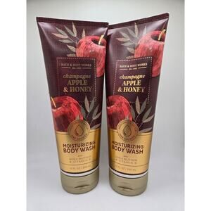 NEW Bath & Body Work Moisturizing Champagne Apple & Honey Body Wash
